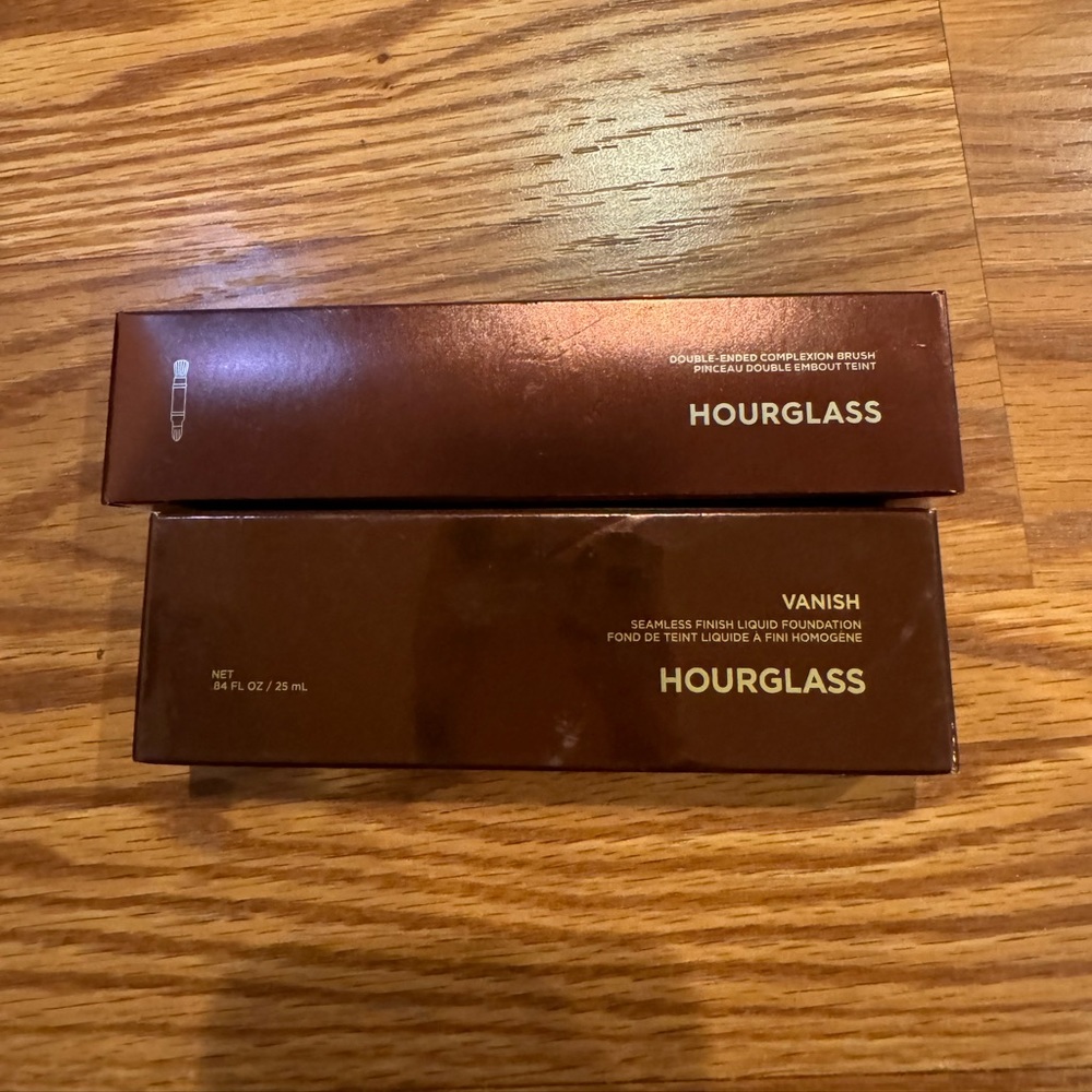New Hourglass Foundation in Bisque and Double Ended Complexion Brush